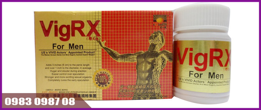 Vigrx for men thuốc tăng ham muốn cho nam giới tốt nhất
